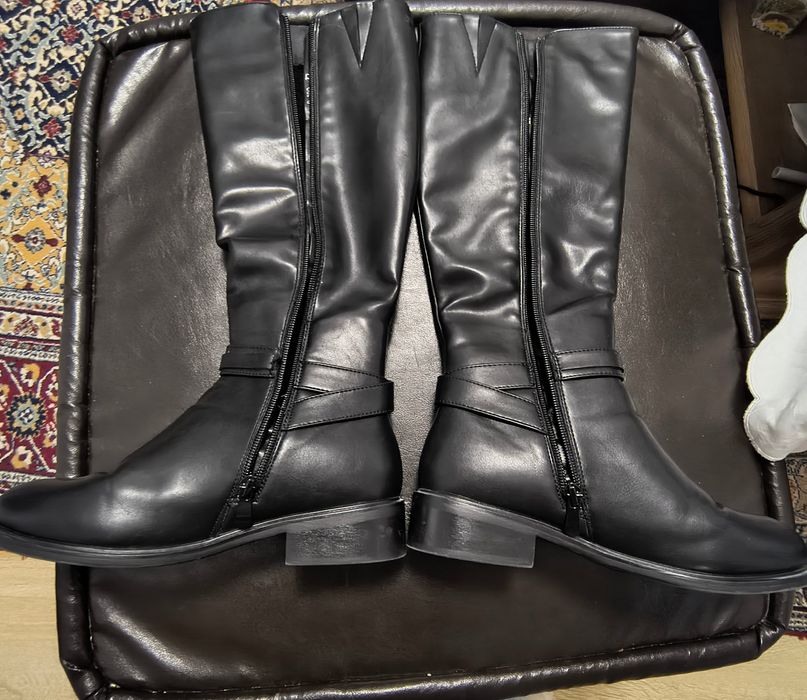 Дамски ботуши с мека вата 37р-р, 40лева, изкуствена еластична кожа