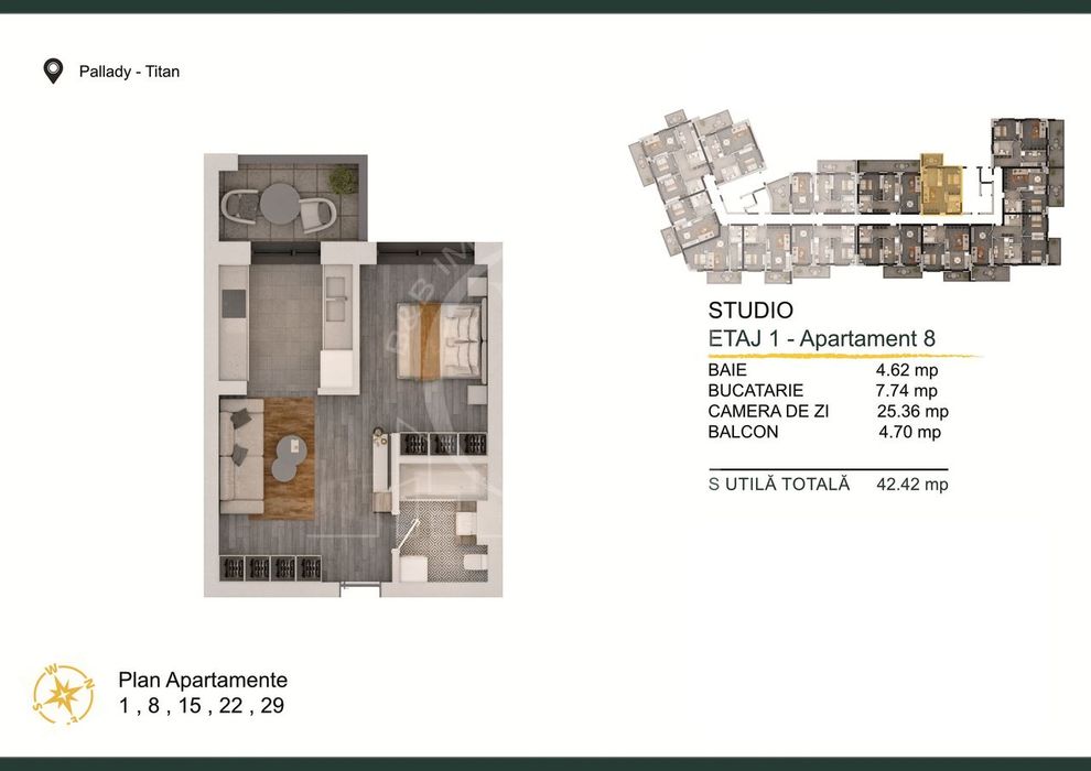 PROMO 2 camere in Theodor Pallady cu Loc de Parcare BONUS