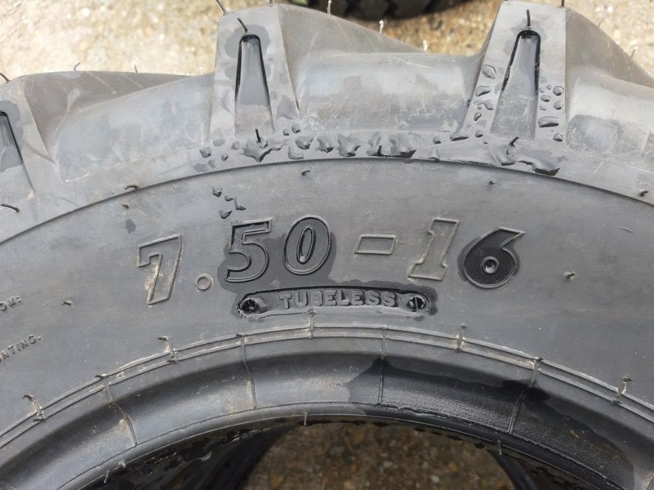 Anvelope noi cu garantie 2 ani 7.50-16 de tractiune cu 8PR livrare