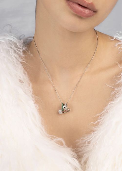 Colier apm MONACO ajustabil cu pandantiv tip „Safety Pin”