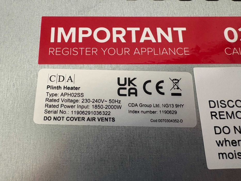 Кухненски нагревател  - CDA 2000W