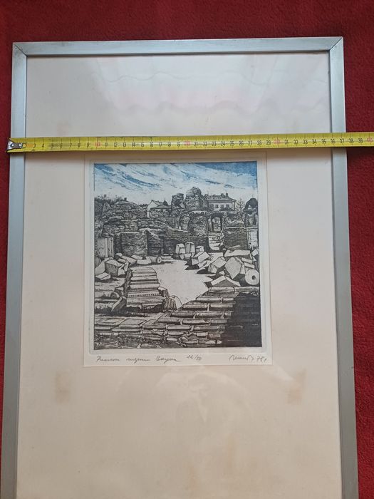 Стара графика на варненският  графика  Тома Томов