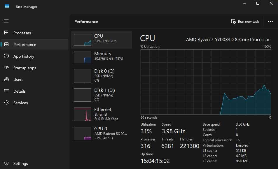 Ryzen 7 5700X3D AM4 CPU