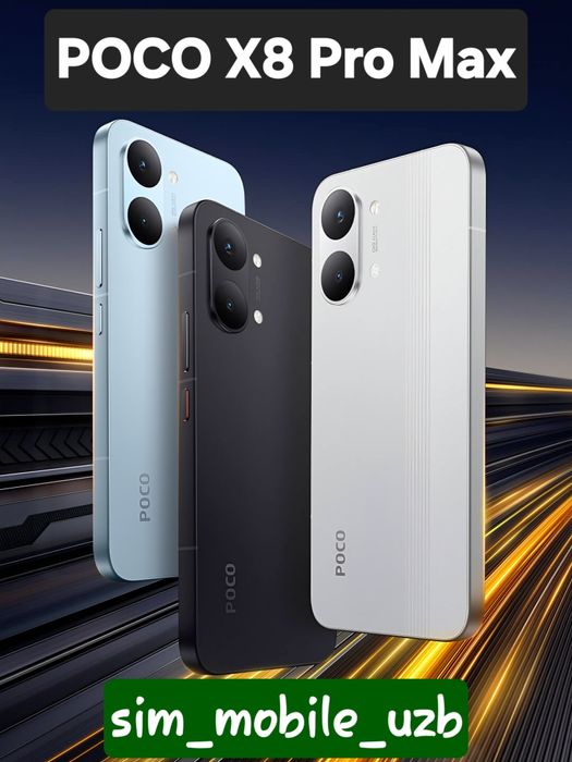 POCO X8 Pro Max  2026 New Super Skidka+Garantiya+Dastavka