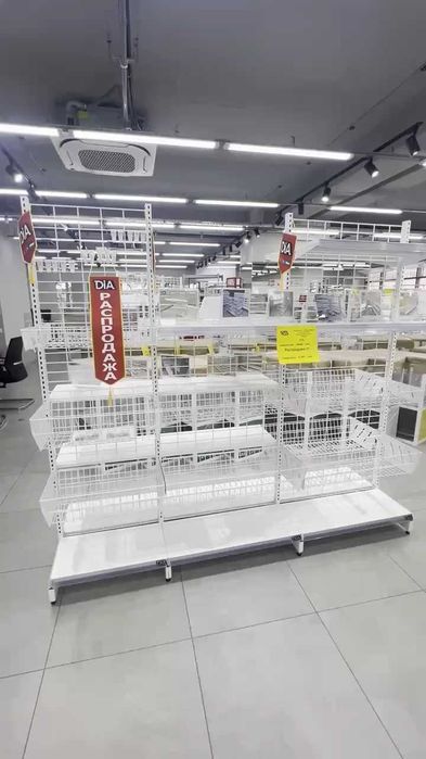 Стеллаж металлический сборный, полка стеллаж, полка металлическая