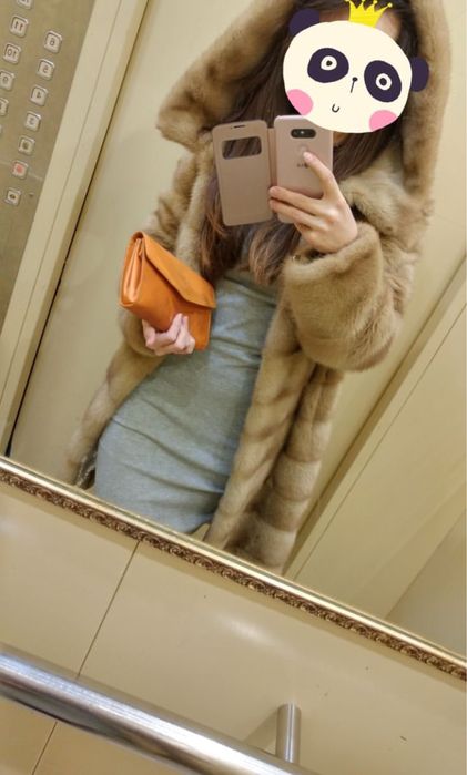 Норковая шуба, размер 42-44