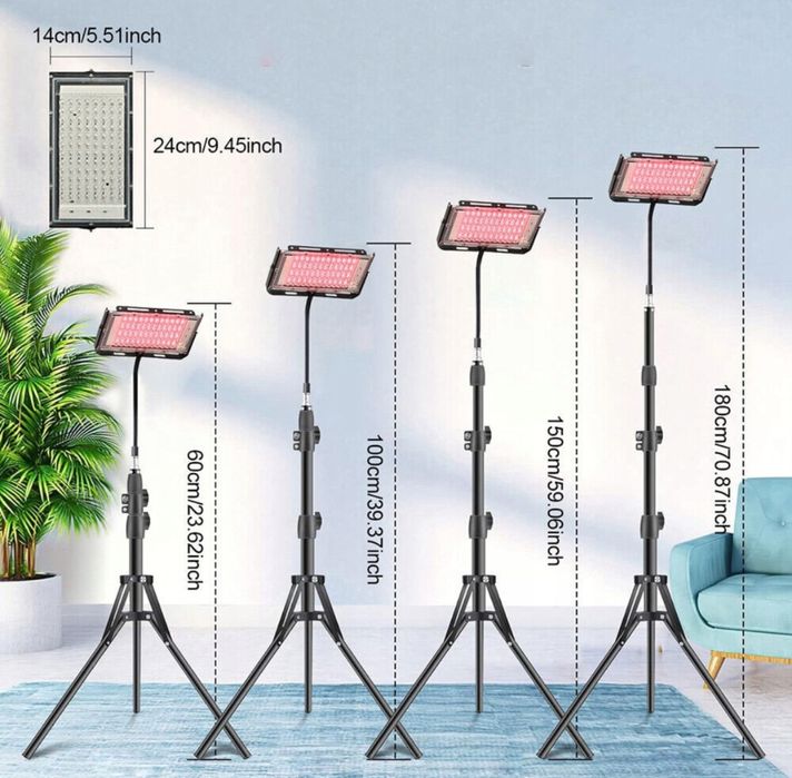 LED инфрачервена лампа за терапия