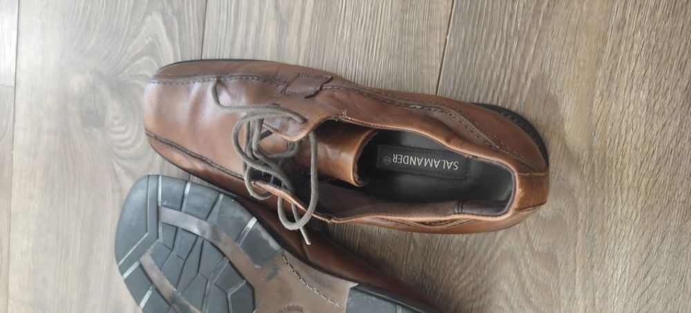 Ретро Adidas Goodyear 42,  естествена кожа Salamander 41