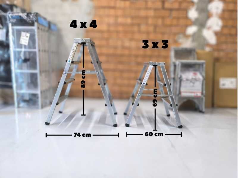 Стълба двустранна 3х3 , 4х4