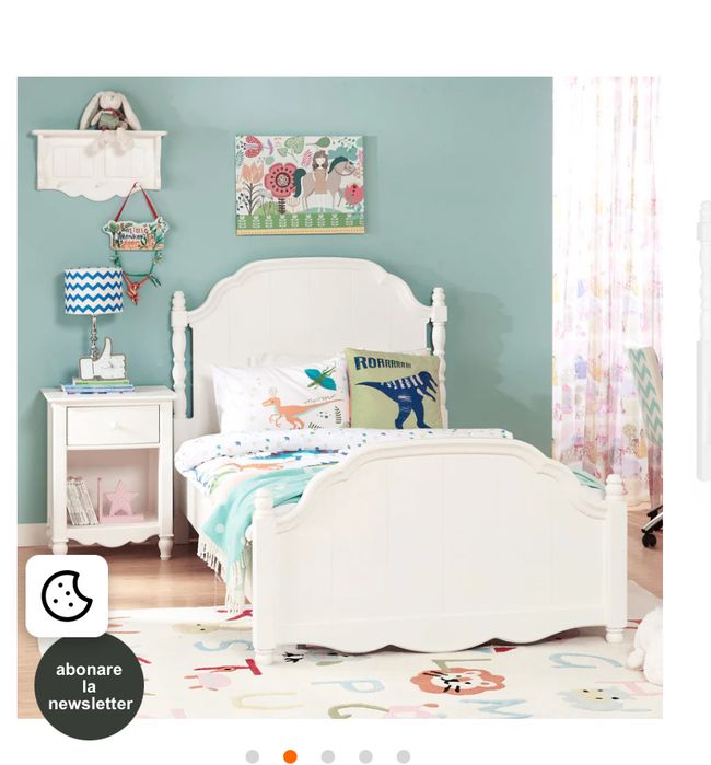 Pat Dreams Mobexpert 120x200, tablii, somiera si saltea Dormeo