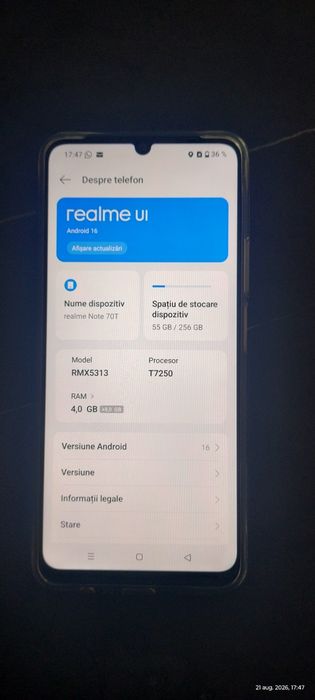 Telefon RealMe Note 70T