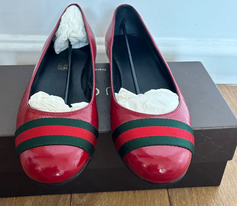 Gucci лачени балерини 39 / 40