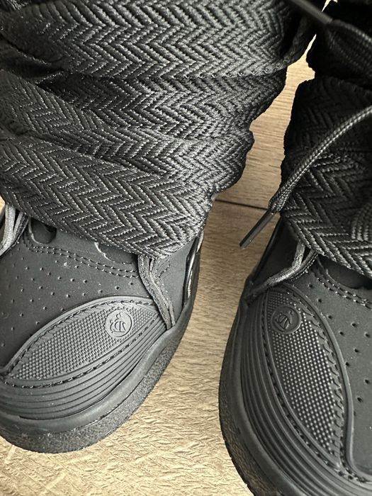 Lanvin curb sneakers black 38