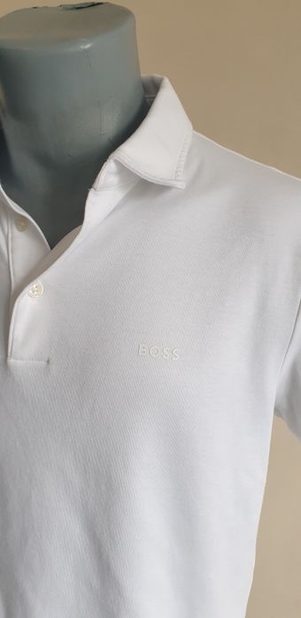 Hugo Boss Palosh 30 Pima Cotton Slim Fit M НОВО ОРИГИНАЛ Мъжка Тениска