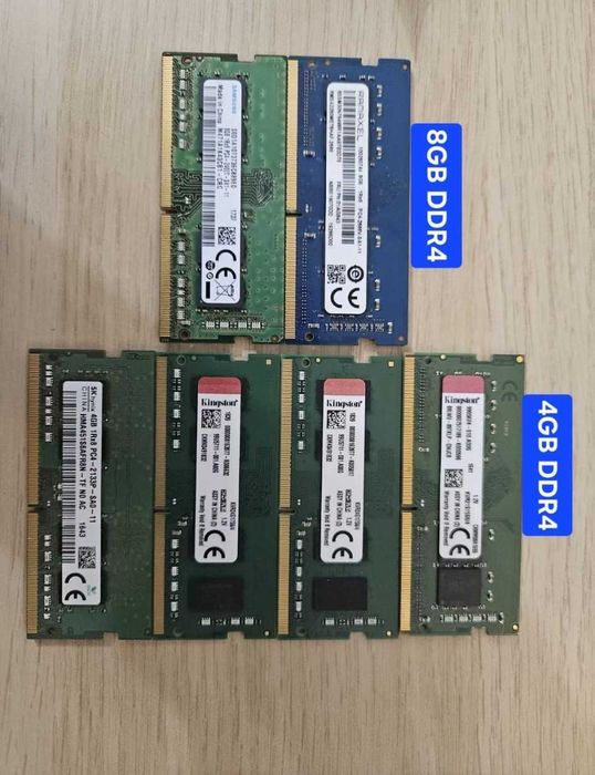 Memorie laptop DDR3/DDR4 4/8/16 GB