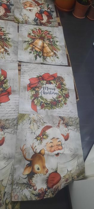 Huse scaune craciun noi 8buc