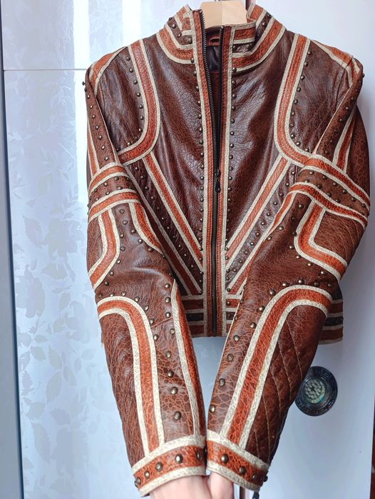 Уникално кожено яке от телешка кожа