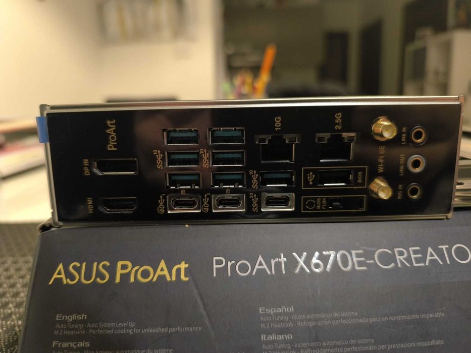 ASUS ProArt X670E-Creator WiFi Server audio/video, workstation, NAS