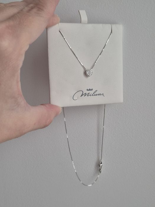 Colier din aur 18k cu diamante naturale