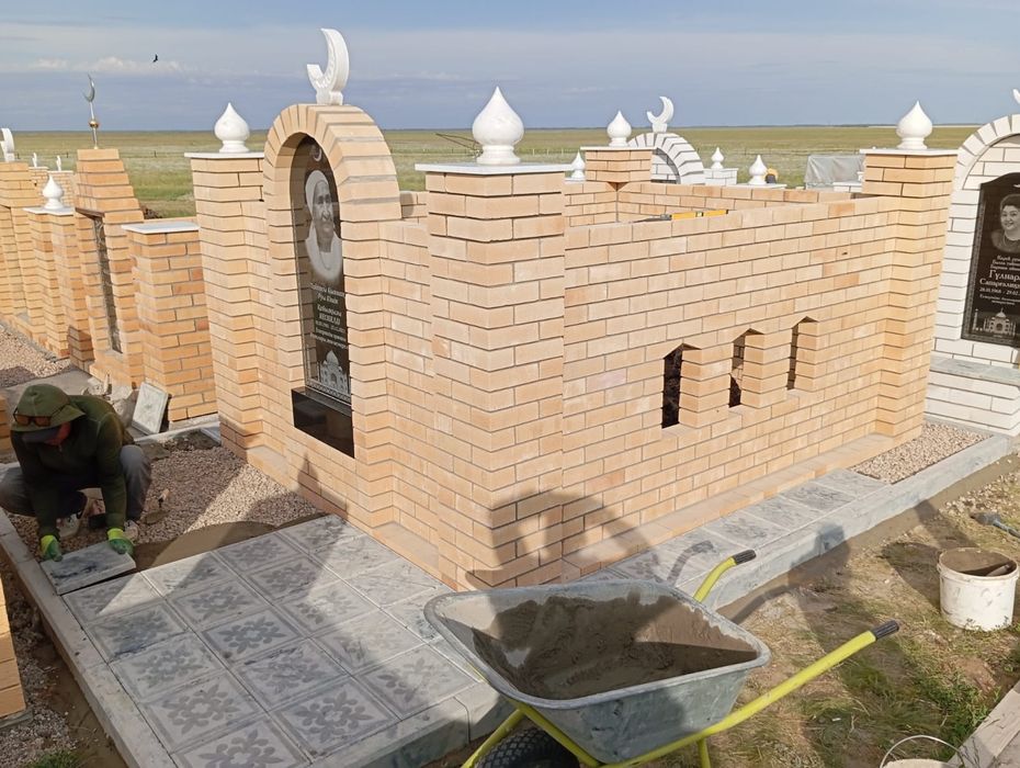 Мазары строим ,  реконструкциия