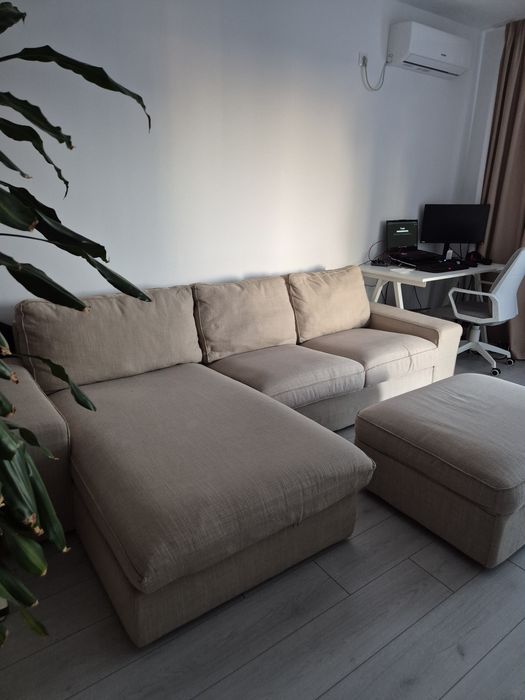 Coltar extensibil bej Ikea