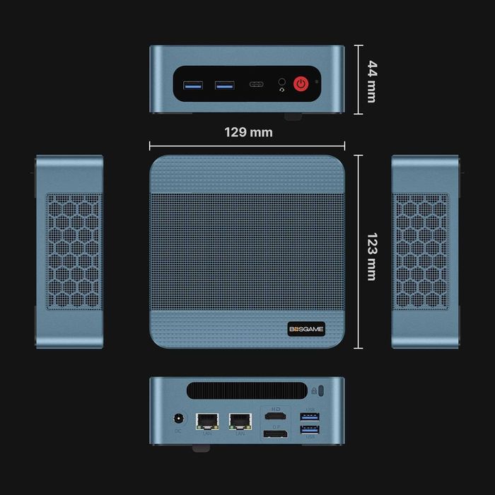 Mini PC Мини Пк BOSGAME Effizen P2 Intel Core i5 12450H 16GB / 500GB