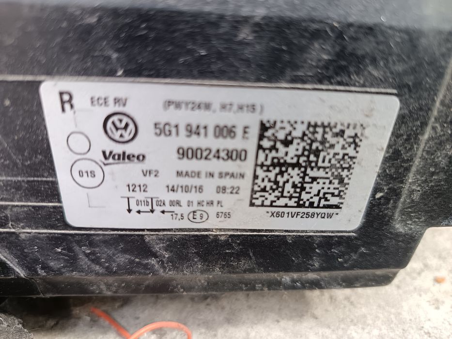 Far dreapta Volkswagen Golf 7 an 2013 2014 2015 2017