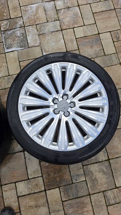 Jante originale Audi A8 S8 R20 + anvelope Michelin Pilot Sport 4S