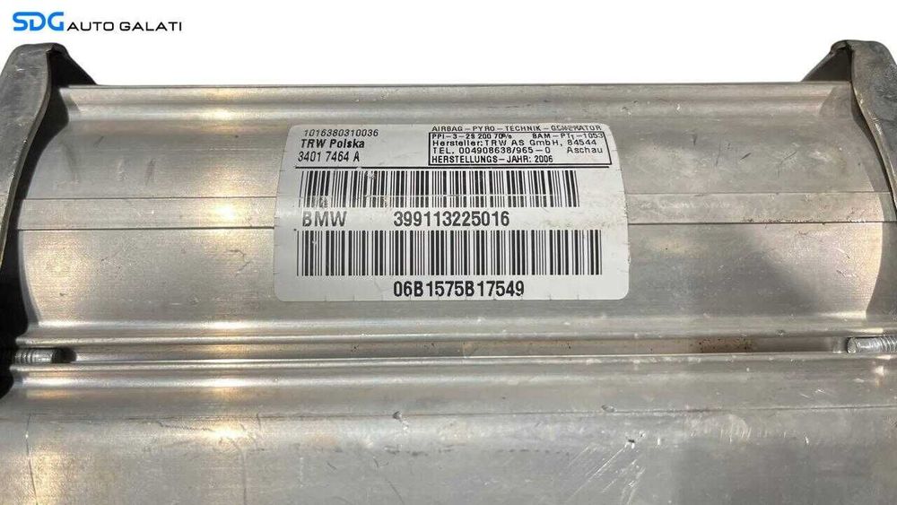 Airbag Pasager BMW Seria 3 E90 2004 - 2011 Cod 399113225016 [LR0986]