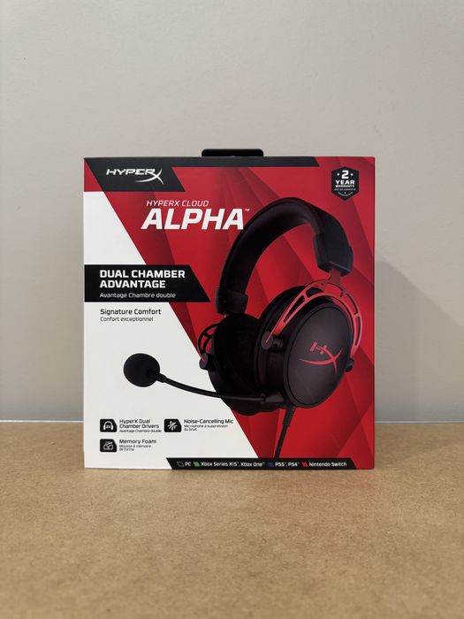 Casti Gaming HyperX Cloud Alpha / surround - nou