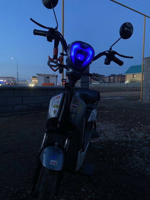 срочно продам электро скутер (велосипед) leopard б/у