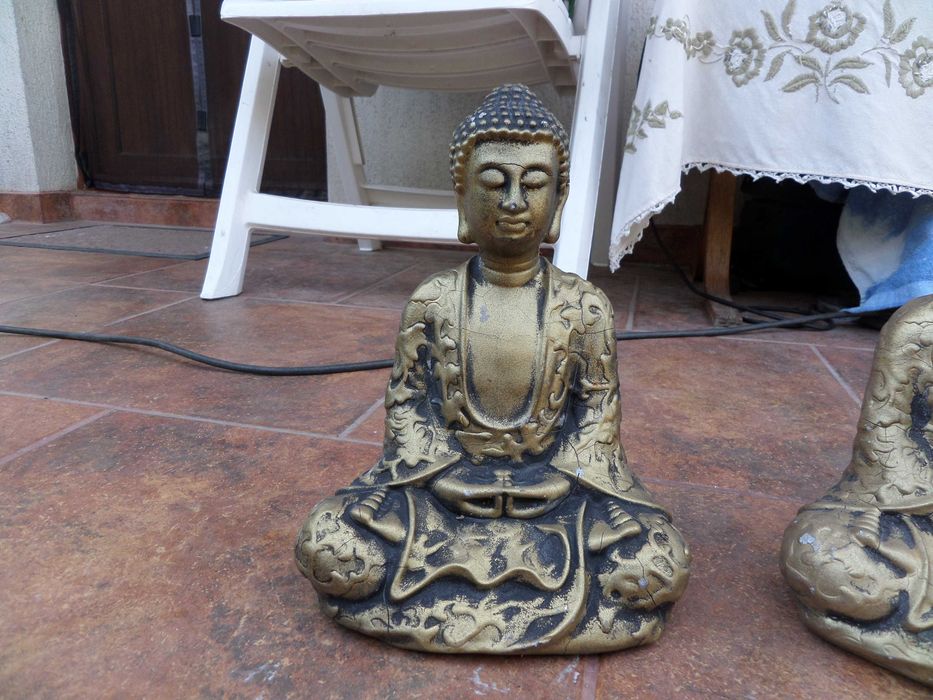 Buddha statueta cu patina 28 cm inaltime frumoasa,deosebita ieftina