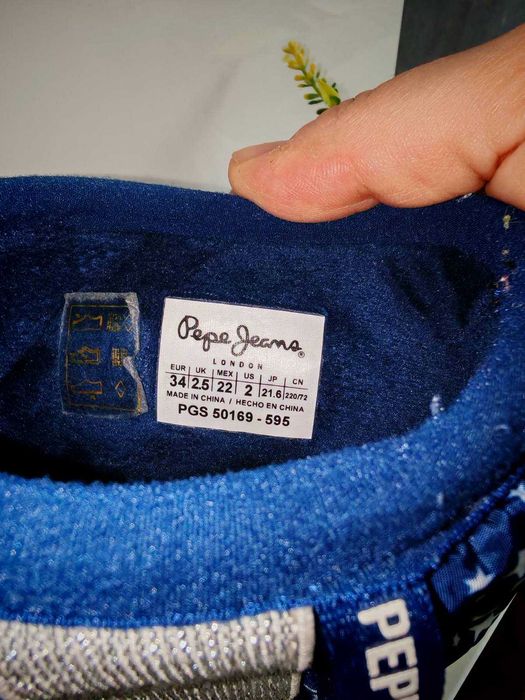 Детски зимни боти Pepe Jeans, 34 номер, сини