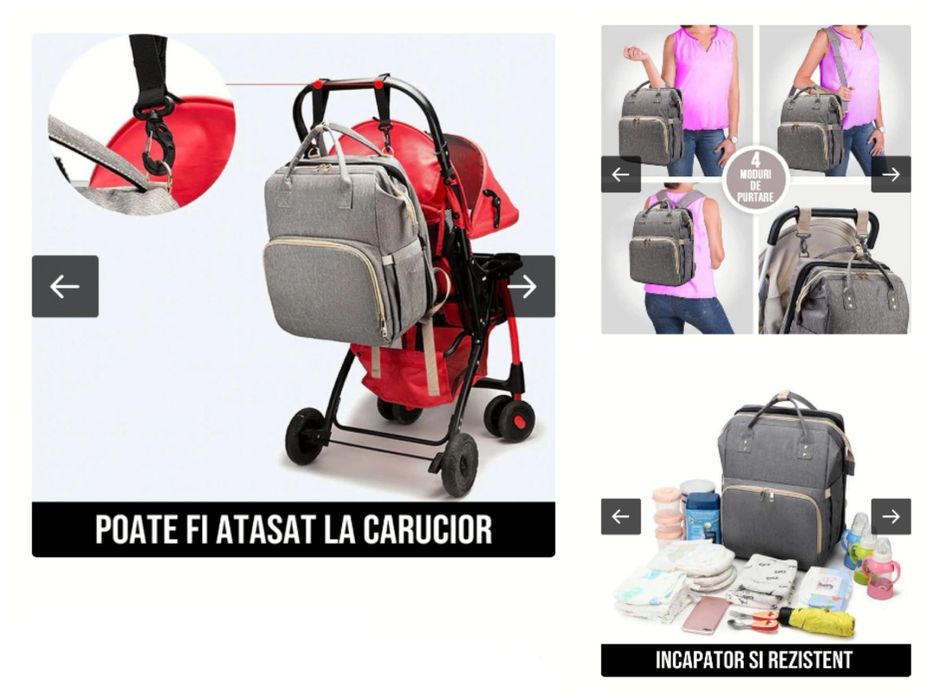 Rucsac extensibil multifunctional