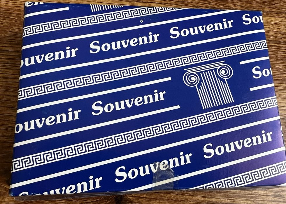 Пепелник и чашка за запалка от Гърция, ръчна изработка