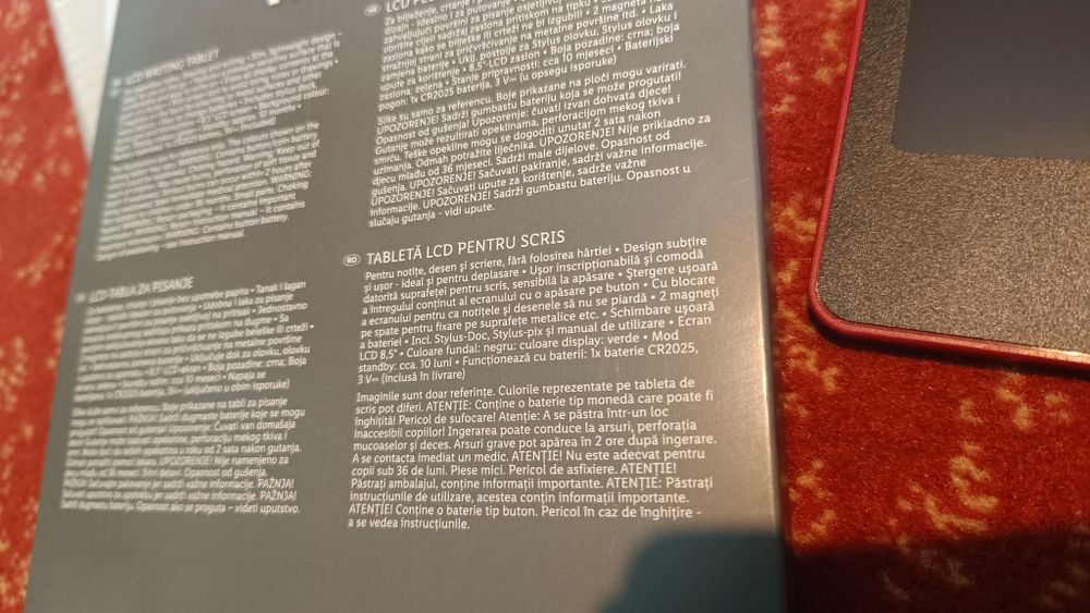 Set jucării creativitate cu baterii tableta aparat foto și tableta grafica