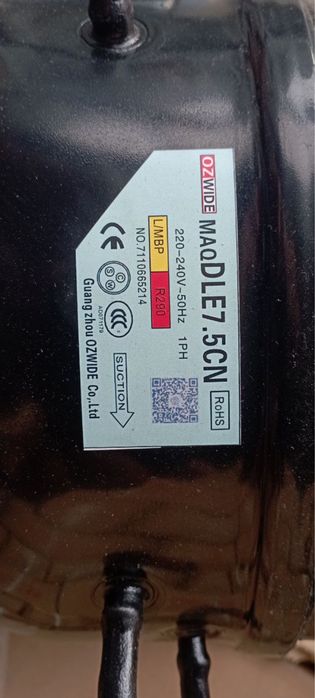 Компрессор холодильный R290 мотор для хололильника