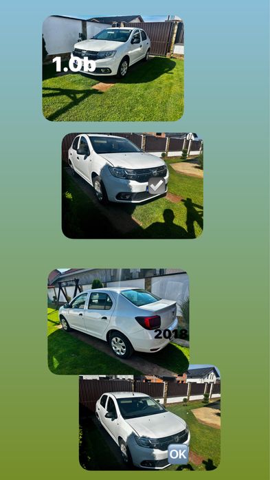 Dacia logan 2 2018 1.0benzina si gpl imatriculata