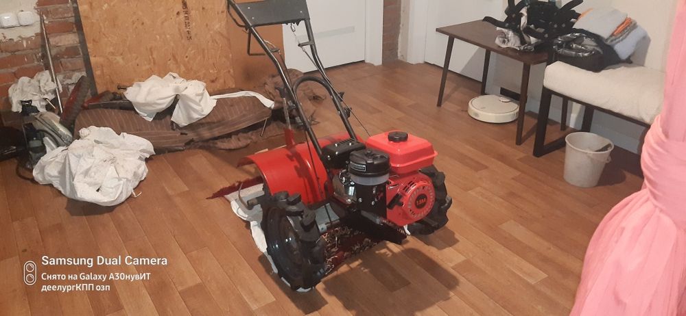 мотоблок с активной фрезой