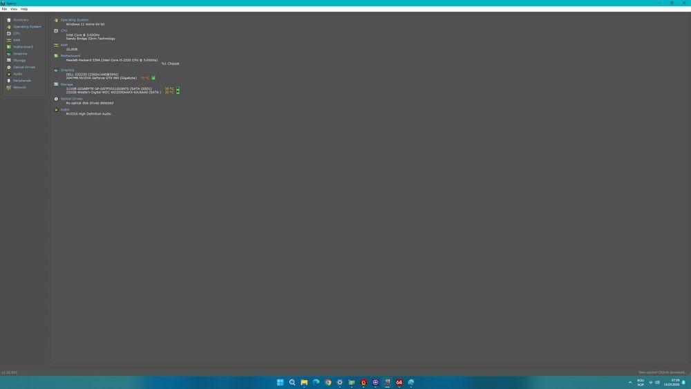 Sistem PC cu CPU I5, 16gb ram, gpu 2gb