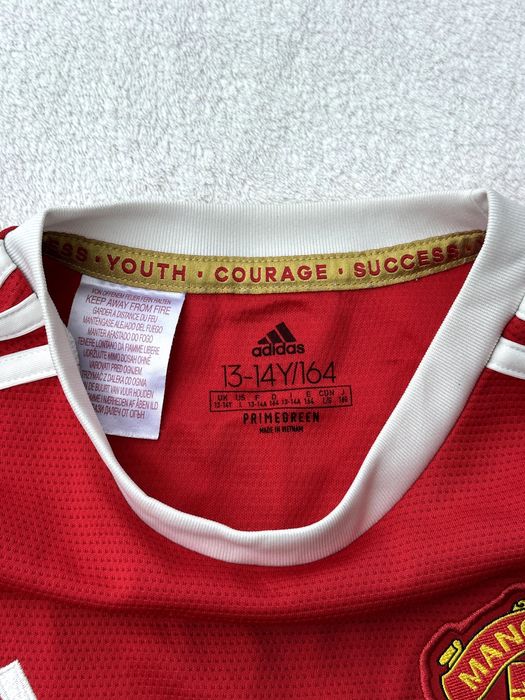 Футболна тениска Adidas Manchester United - размер 13-14Y(164), КАТО НОВА