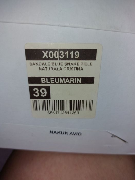 Sandale Cristina nr.39 perfect ptr nr.38