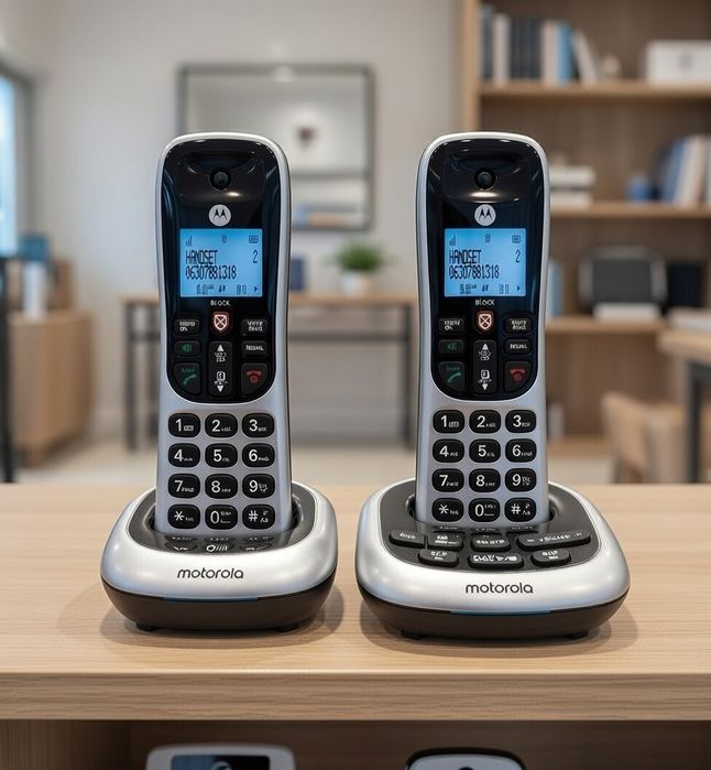 Радиотелефон Panasonic KX-TGF850B с автоответчиком и двумя трубками