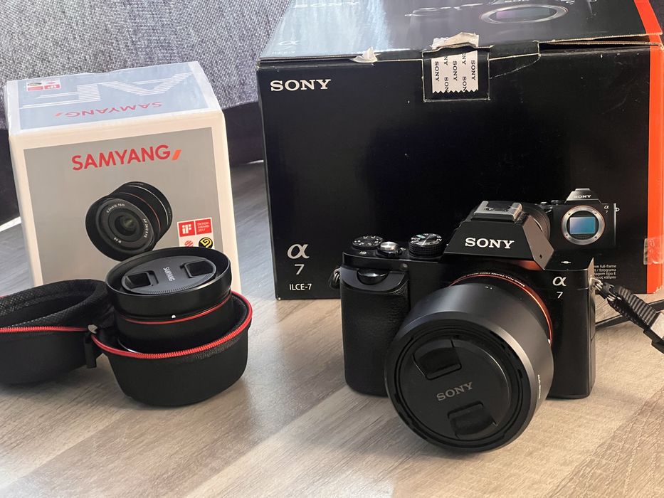Sony Alpha A7 Full Frame – 6096 cadre – 2 obiective