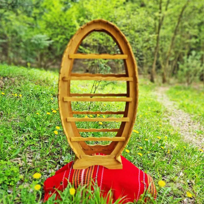 Дървена поставка за Вино с форма на Буре 8, 12, 20 бутилки етажерка