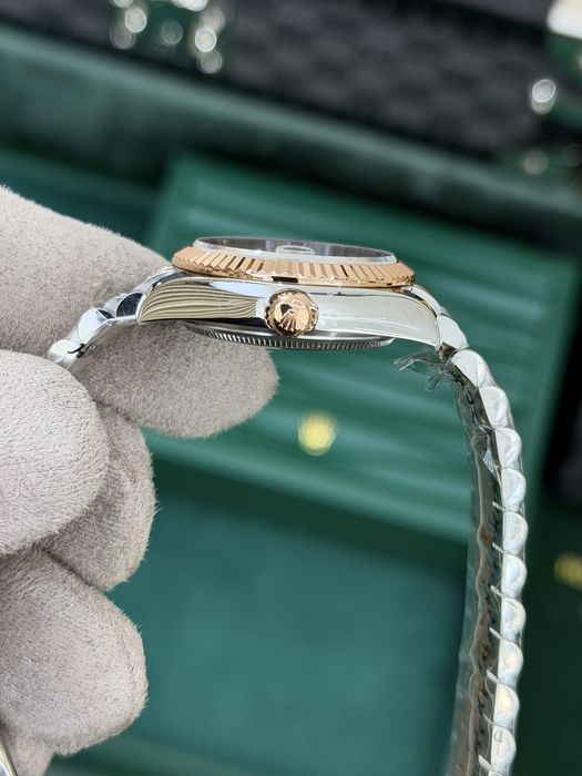 Rolex Date-Just 31mm Diamond Everose Chocolate Dial