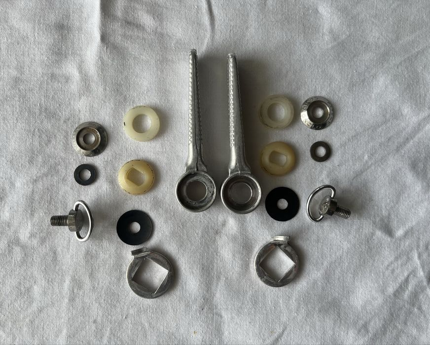 Vand manete schimbator Campagnolo Super Record bicicleta cursiera semicursiera