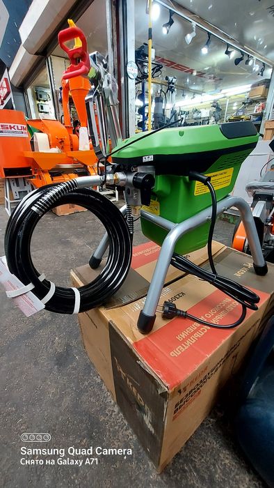 Безвоздушный распылитель. Краскапульт.