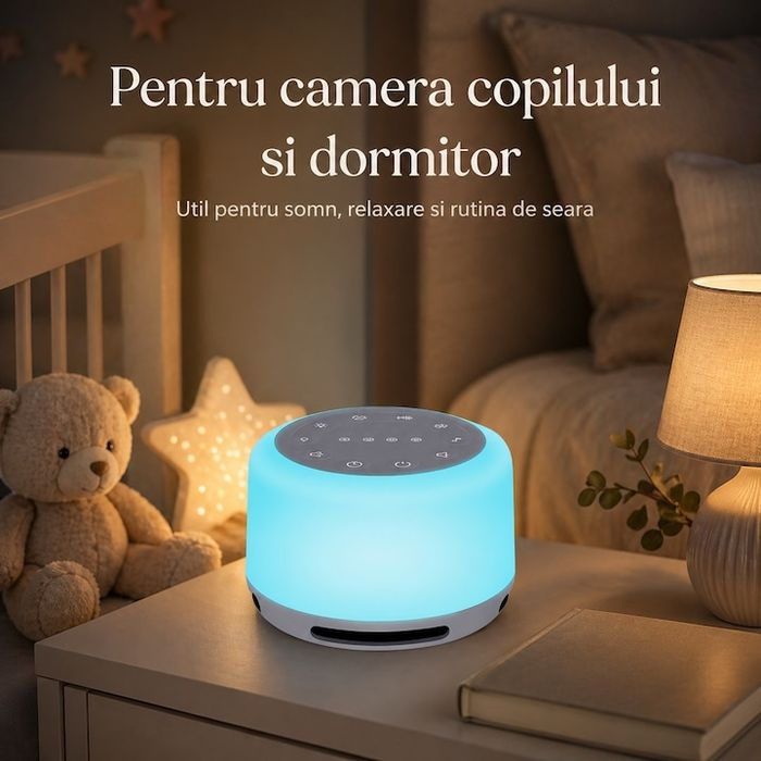 Boxa Sunet Alb, LittleDomi conectare bluethoot