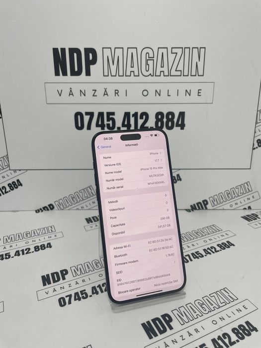NDP Amanet NON-STOP Sos. Giurgiului 119 IPHONE 15 PRO MAX (47173)
